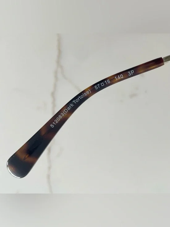 Coach HC8305 512083 Havana UV Polarized Sunglasses in Dark Tortoise with Case - Picture 10 of 14